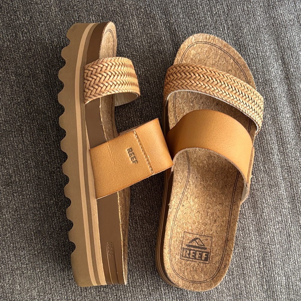 Reef Women's Brown Slide Sandals